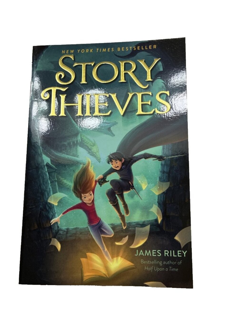 Story Thieves James Riley Paperback Fantasy Adventure Chapter Book